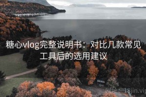 糖心vlog完整说明书：对比几款常见工具后的选用建议