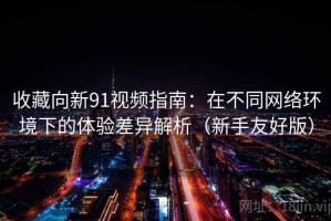 收藏向新91视频指南：在不同网络环境下的体验差异解析（新手友好版）