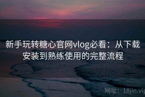 新手玩转糖心官网vlog必看：从下载安装到熟练使用的完整流程