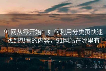 91网从零开始：如何利用分类页快速找到想看的内容，91网站在哪里有