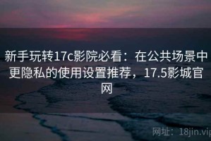 新手玩转17c影院必看：在公共场景中更隐私的使用设置推荐，17.5影城官网