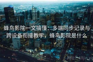 蜂鸟影院一文搞懂：多端同步记录与跨设备衔接教学，蜂鸟影院是什么