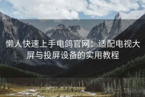 懒人快速上手电鸽官网：适配电视大屏与投屏设备的实用教程