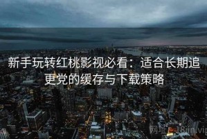 新手玩转红桃影视必看：适合长期追更党的缓存与下载策略