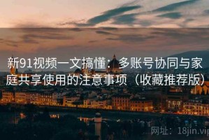 新91视频一文搞懂：多账号协同与家庭共享使用的注意事项（收藏推荐版）
