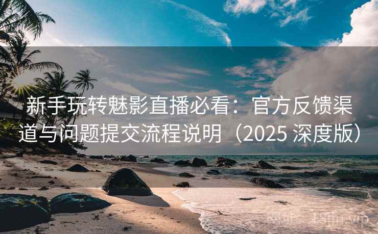 新手玩转魅影直播必看：官方反馈渠道与问题提交流程说明（2025 深度版）