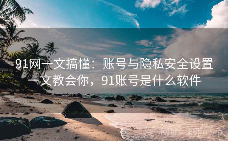 91网一文搞懂:账号与隐私安全设置一文教会你,91账号是什么软件 91网一文搞懂:账号与隐私安全设置一文教会你,91账号是什么软件